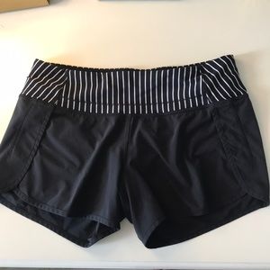 Black lululemon shorts